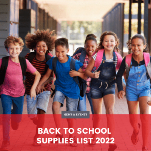 Back To School Supplies List 2022