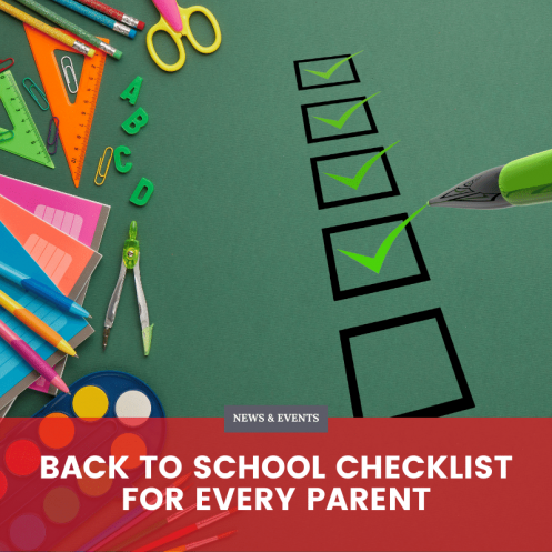 Back to School Checklist for Every Parent