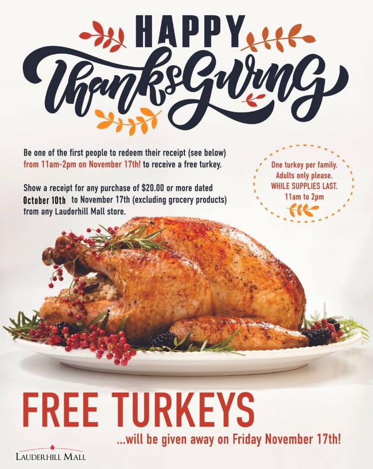 Thanksgiving in Florida - free turkey