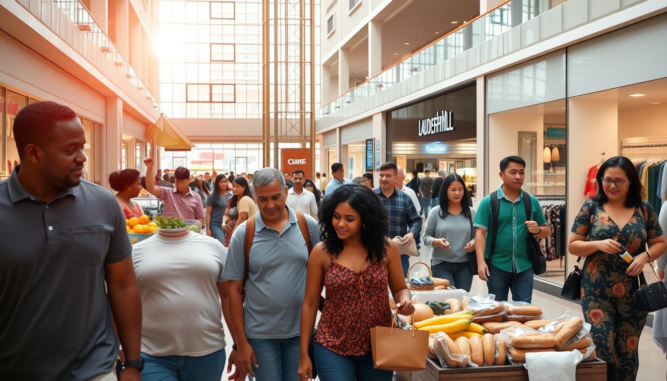 Shopping for Family Meals at Lauderhill Mall